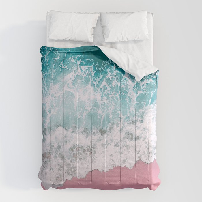 Turquoise Sea Pastel Beach Comforter Gallery Image 6