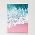 Turquoise Sea Pastel Beach Stationery Card Gallery Image 2