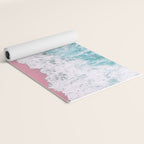 Turquoise Sea Pastel Beach Yoga Mat Gallery Image 2