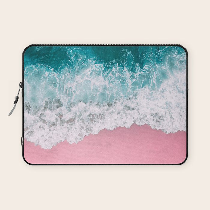 Turquoise Sea Pastel Beach Laptop Sleeve Gallery Image 1