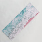 Turquoise Sea Pastel Beach Yoga Mat Gallery Image 1
