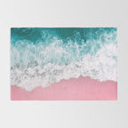 Turquoise Sea Pastel Beach Rug Gallery Image 2