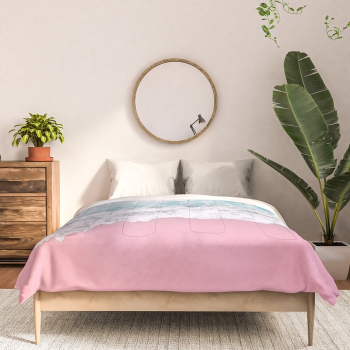 Turquoise Sea Pastel Beach Comforter Gallery Image 3