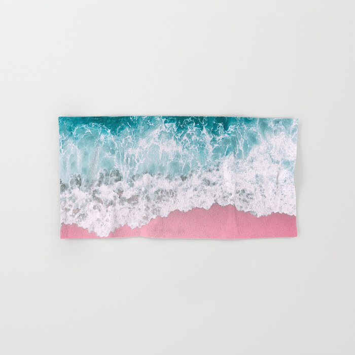 Turquoise Sea Pastel Beach Bath Towel Gallery Image 1