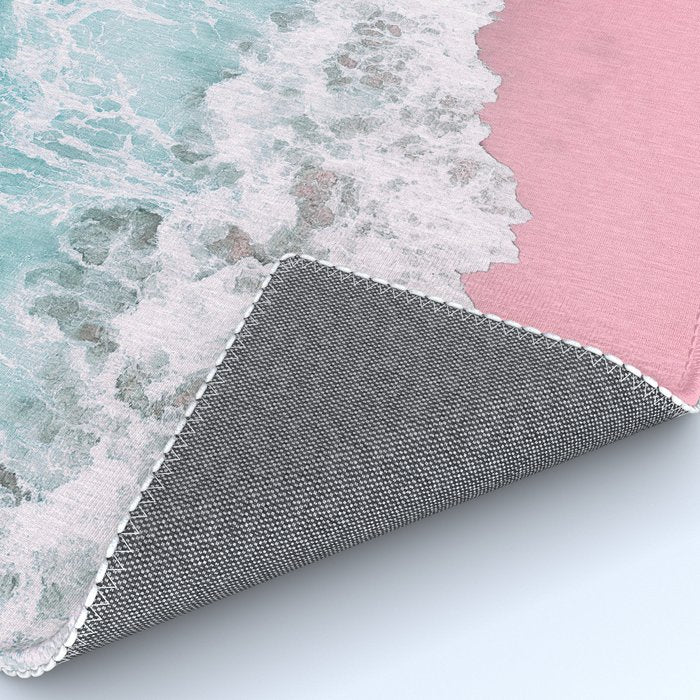 Turquoise Sea Pastel Beach Rug Gallery Image 4
