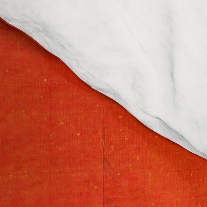 N6 | Vintage Orange Anthropologie Moroccan Artwork. Comforter Gallery Image 4