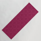 Pineapple Deco // Raspberry Swirl Yoga Mat Gallery Image 1