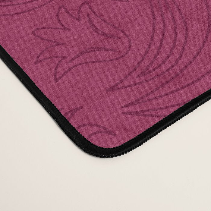 Pineapple Deco // Raspberry Swirl Desk Mat Gallery Image 4