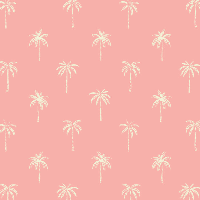 Pink summer palm tree doodle art pattern Coffee Mug Gallery Image 2