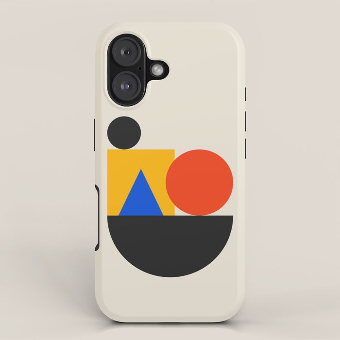 Balance 02: Bauhaus Mid-Century Edition iPhone Case Gallery Image 1
