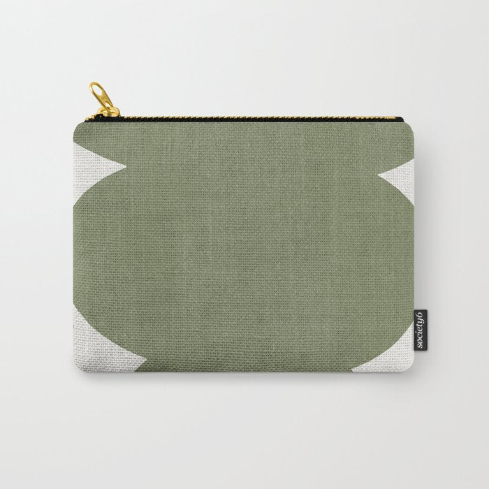 Greeny Modern Form Carry All Pouch Gallery Image 1