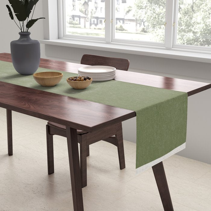 Greeny Modern Form Table Runner Gallery Image 2