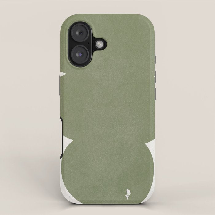 Greeny Modern Form iPhone Case Gallery Image 1