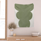 Greeny Modern Form Wall Tapestry Gallery Image 2