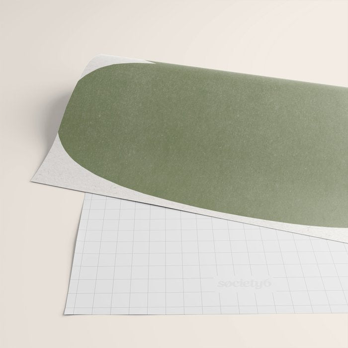 Greeny Modern Form Wrapping Paper Gallery Image 2