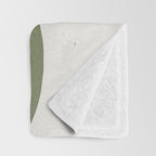 Greeny Modern Form Throw Blanket Gallery Image 3