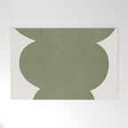 Greeny Modern Form Welcome Mat Gallery Image 1