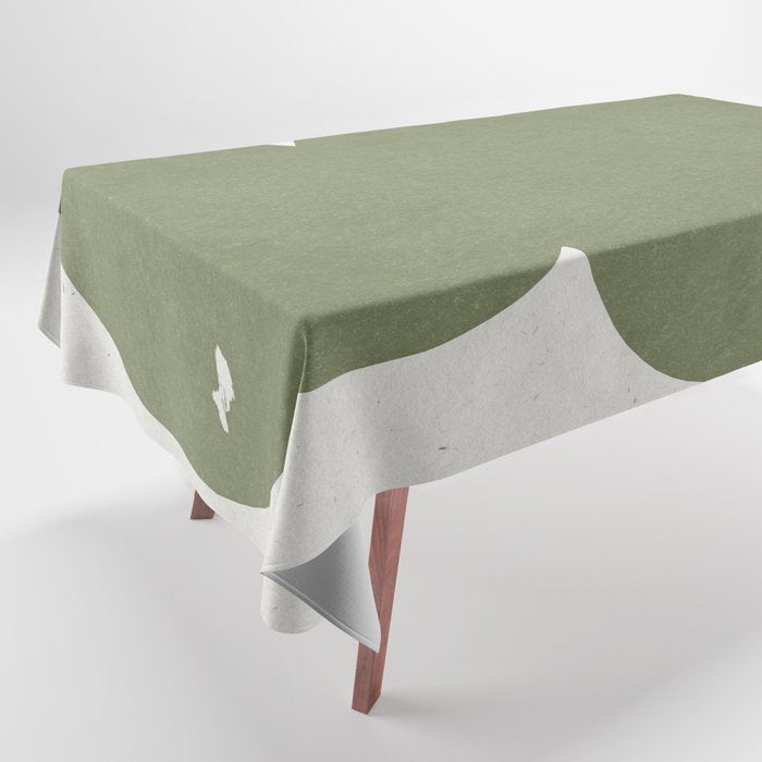 Greeny Modern Form Tablecloth Gallery Image 1