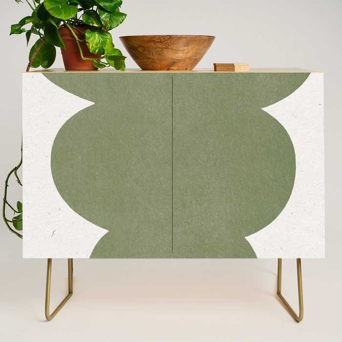 Greeny Modern Form Credenza Gallery Image 1