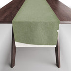 Greeny Modern Form Table Runner Gallery Image 1