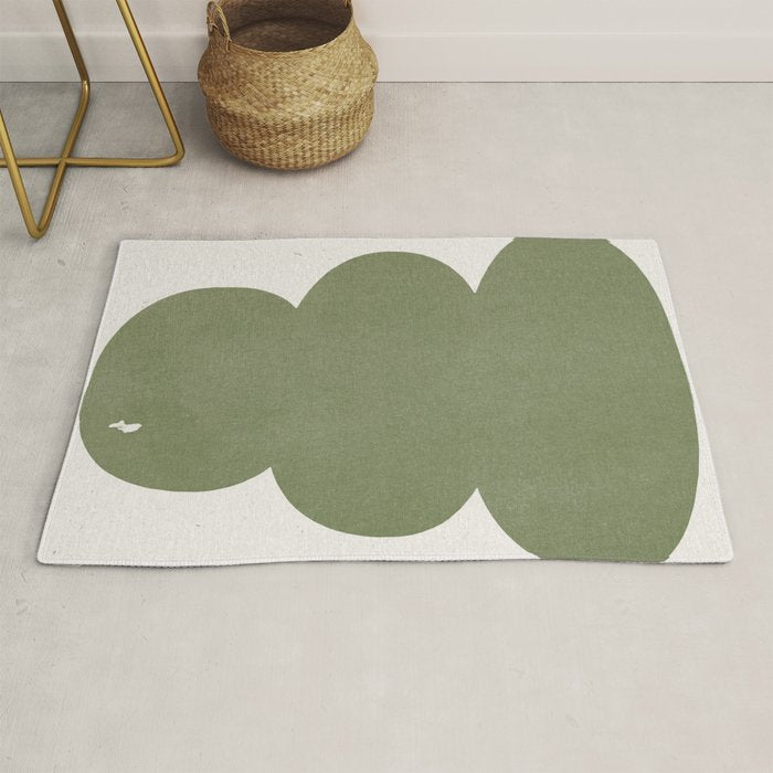 Greeny Modern Form Rug Gallery Image 1