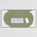Greeny Modern Form Desk Mat Gallery Image 1