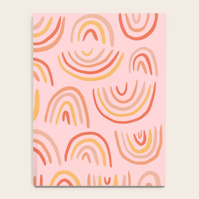 Rainbow Print Notebook Gallery Image 4