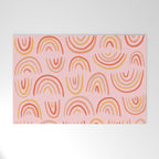 Rainbow Print Welcome Mat Gallery Image 1