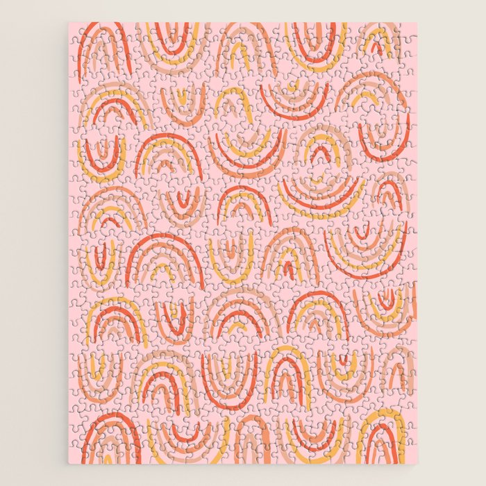 Rainbow Print Jigsaw Puzzle Gallery Image 1