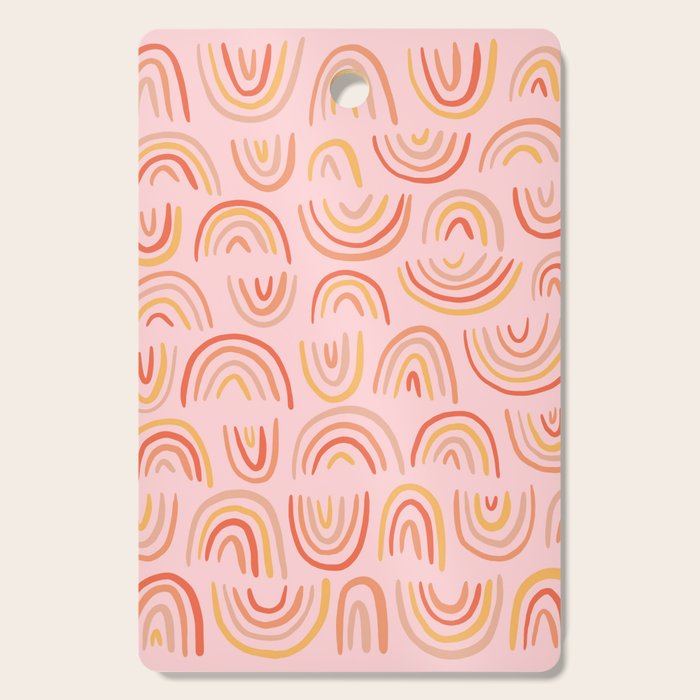 Rainbow Print Cutting Board Gallery Image 1