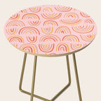 Rainbow Print Side Table Gallery Image 2