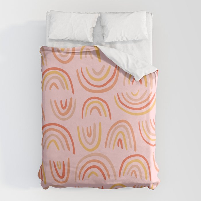 Rainbow Print Duvet Cover Gallery Image 1