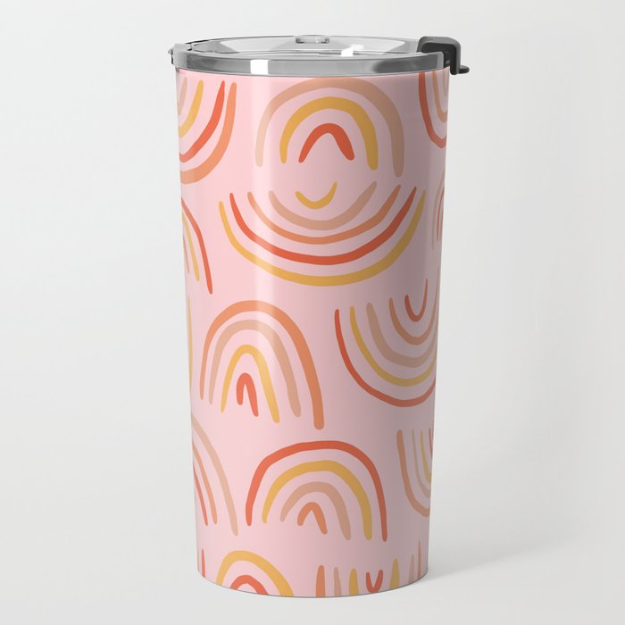 Rainbow Print Travel Mug Gallery Image 2