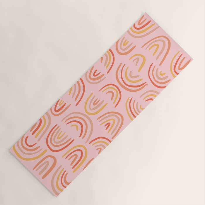 Rainbow Print Yoga Mat Gallery Image 1