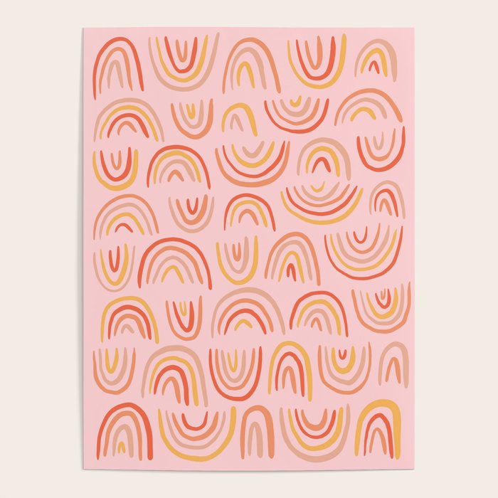 Rainbow Print Poster Gallery Image 1