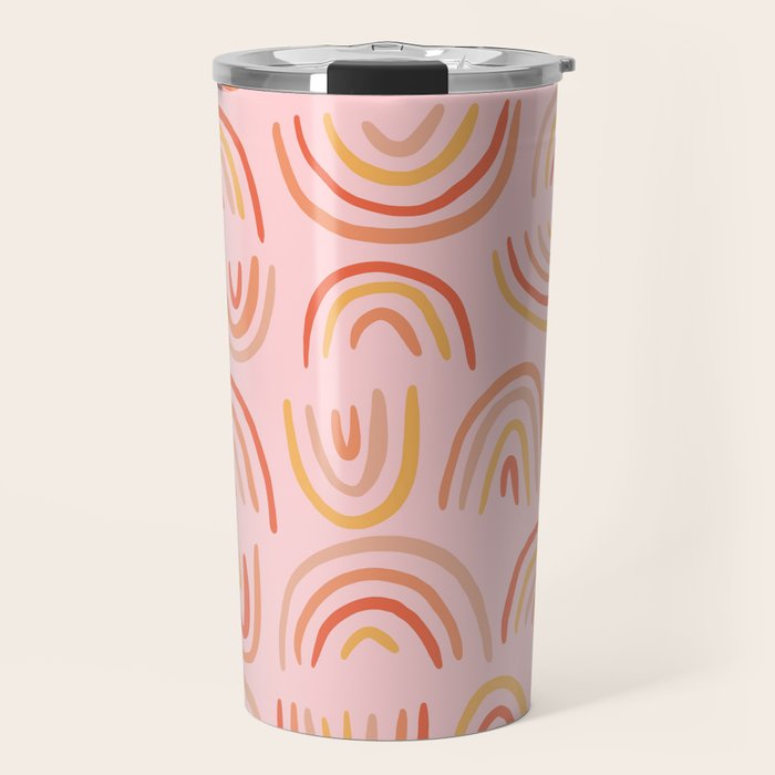 Rainbow Print Travel Mug Gallery Image 1