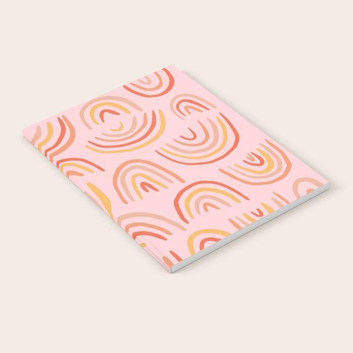 Rainbow Print Notebook Gallery Image 1