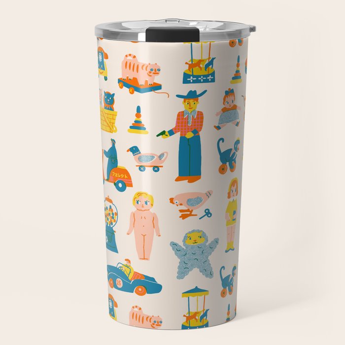 Vintage toy box Travel Mug Gallery Image 1