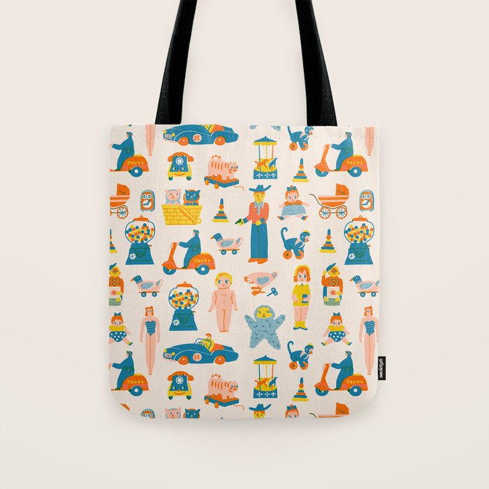 Vintage toy box Tote Bag Gallery Image 1