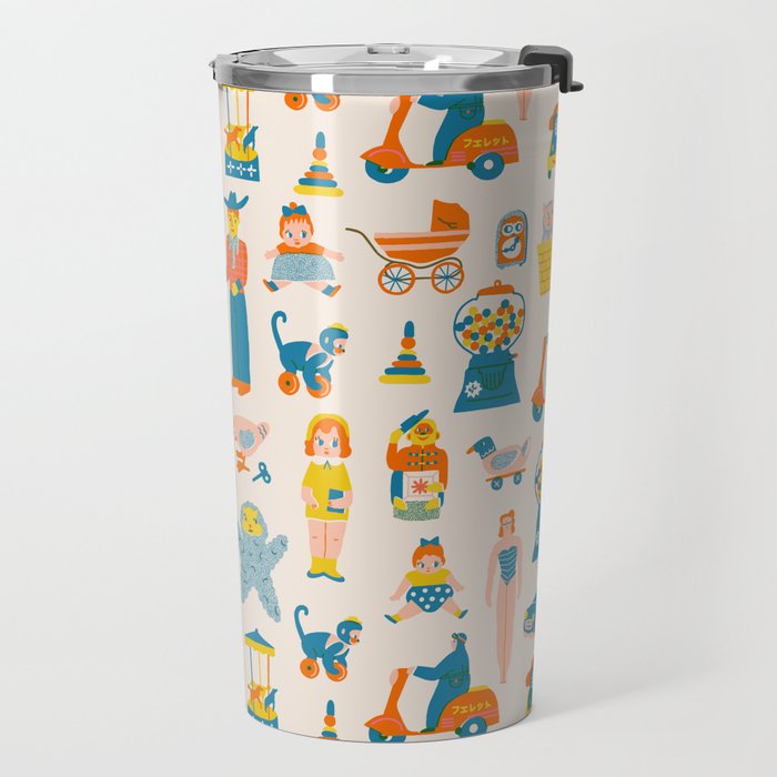 Vintage toy box Travel Mug Gallery Image 2