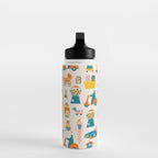 Vintage toy box Water Bottle Gallery Image 3