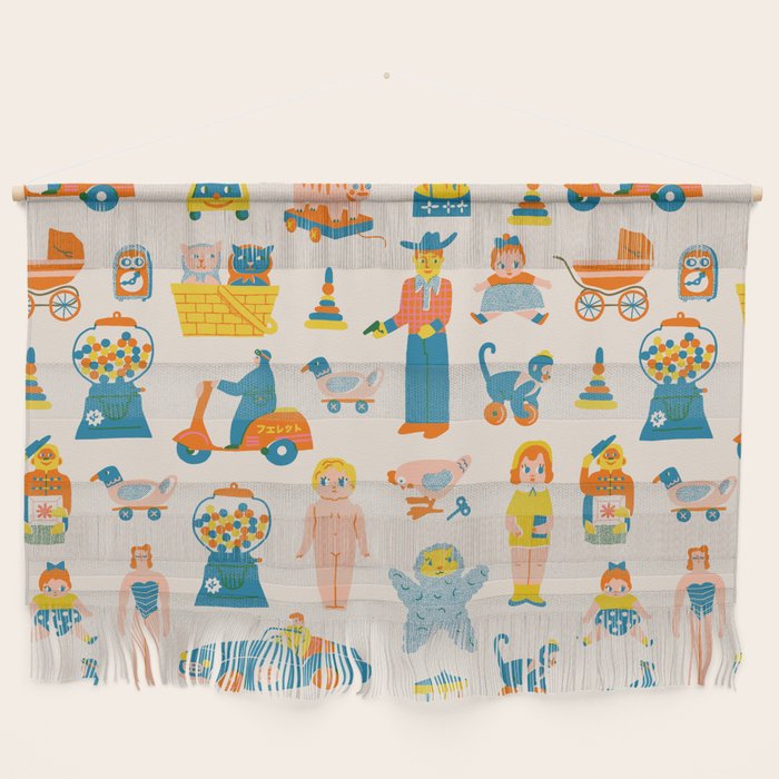Vintage toy box Wall Hanging Gallery Image 1