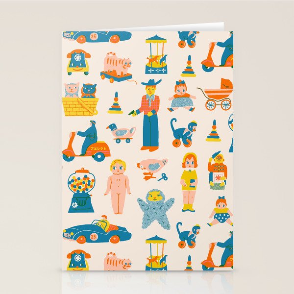 Vintage toy box Stationery Card Gallery Image 2