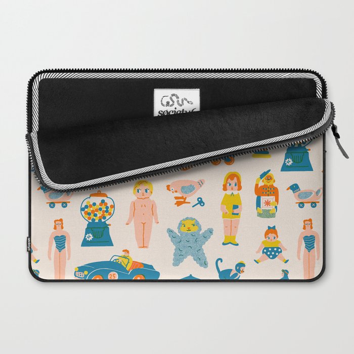 Vintage toy box Laptop Sleeve Gallery Image 2