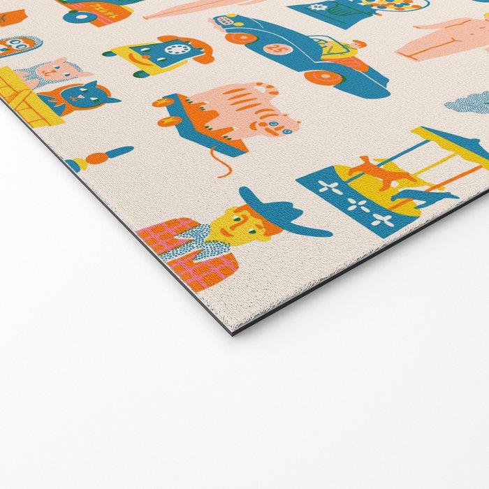 Vintage toy box Welcome Mat Gallery Image 2