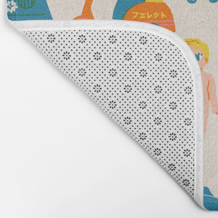Vintage toy box Bath Mat Gallery Image 2