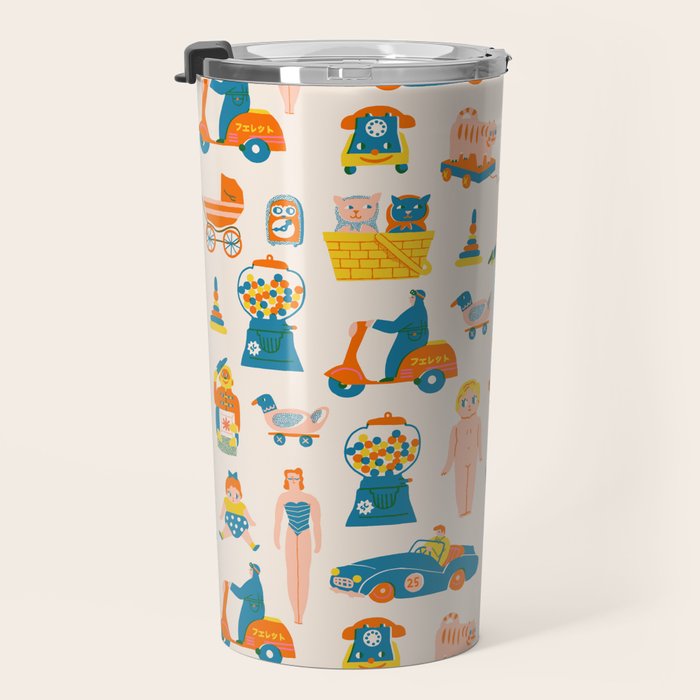 Vintage toy box Travel Mug Gallery Image 3