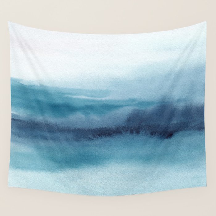 Abstract Landscape Painting Wall Tapestry Gallery Image 4