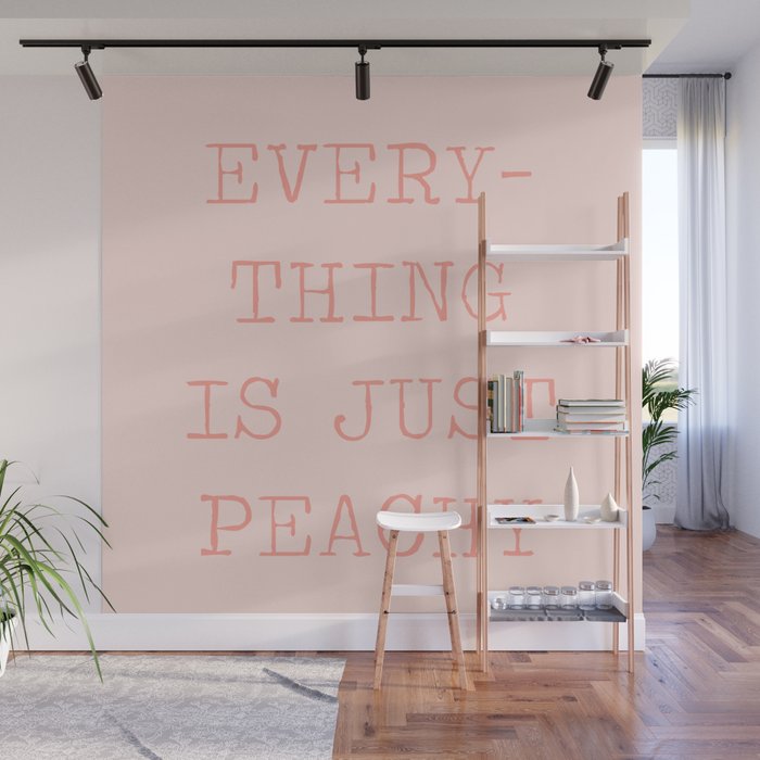 Just Peachy Wall Mural Gallery Image 1