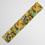 Vintage & Shabby Chic - Sunny Tropical Garden Blue Heron Table Runner Gallery Image 3